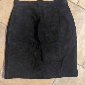 The Limited Black Suede Skirt size 10